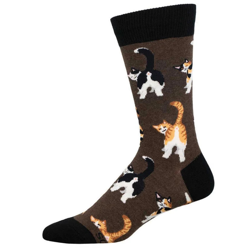 Cat Butts Crew Socks