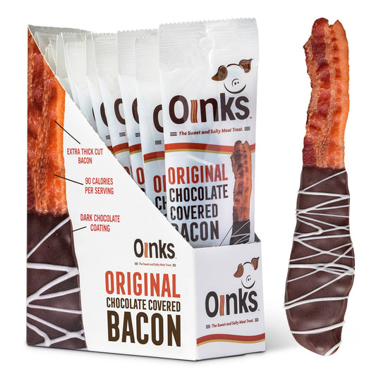 Oinks Original Chocolate Covered Bacon