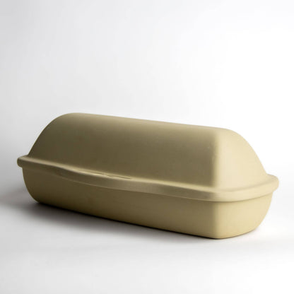 Covered Pottery Bakeware Bread Pan