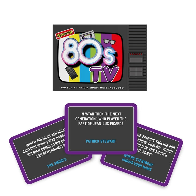 Awesome 80s TV Trivia Card Game