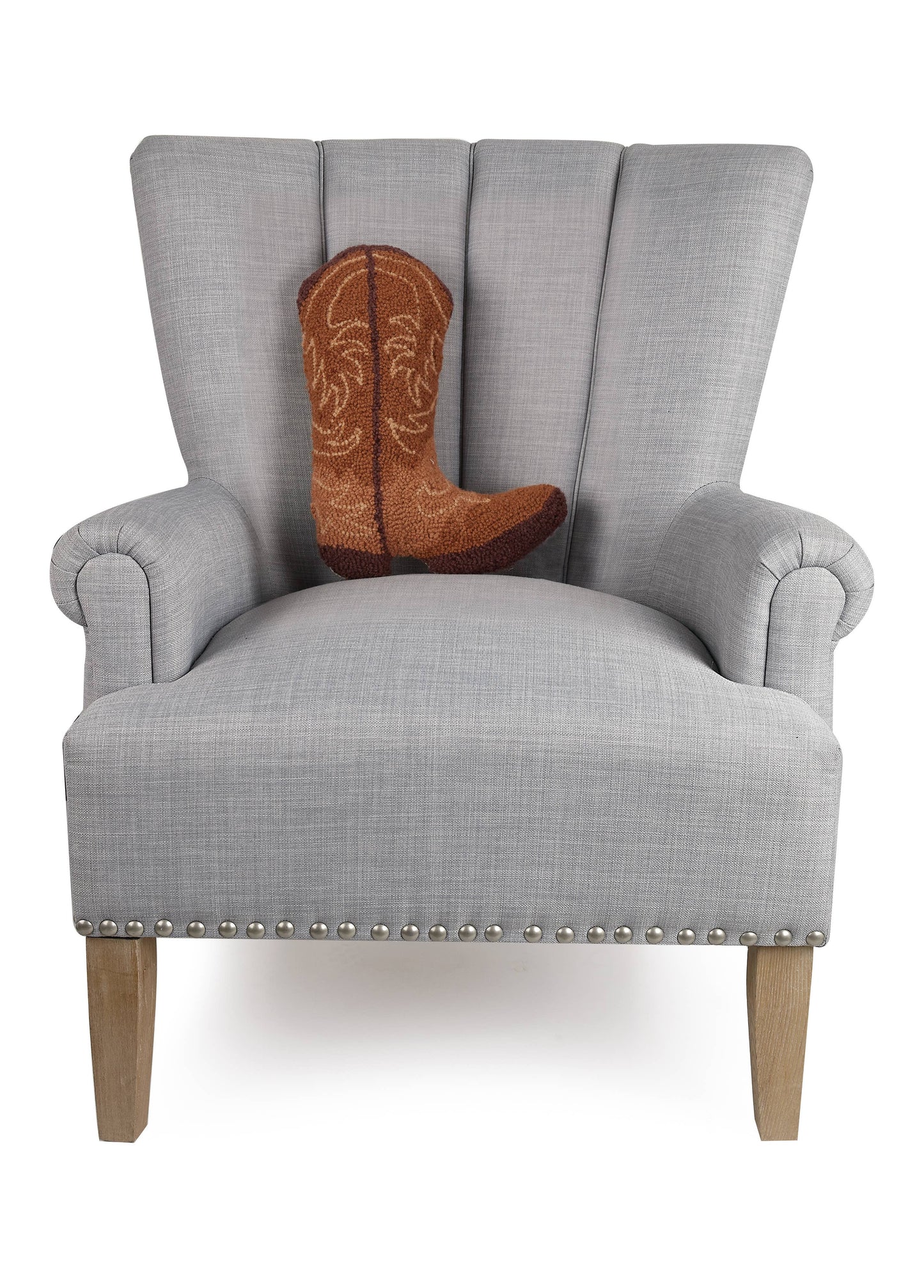 Cowboy Boot Wool Pillow