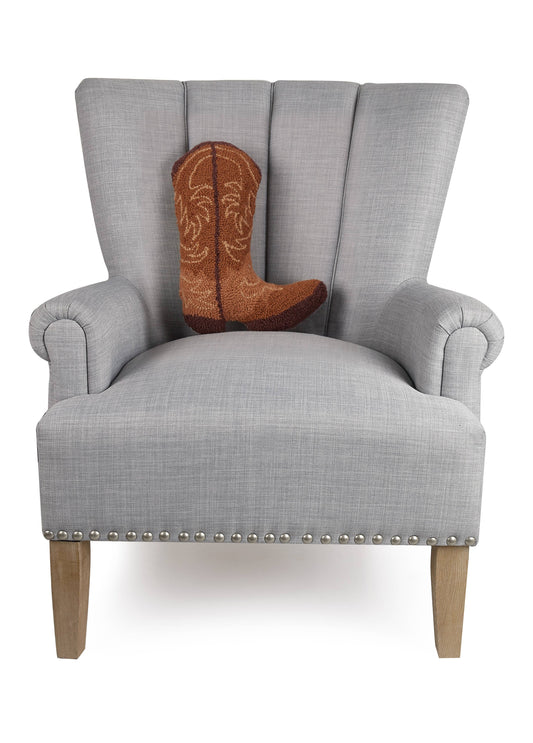 Cowboy Boot Wool Pillow