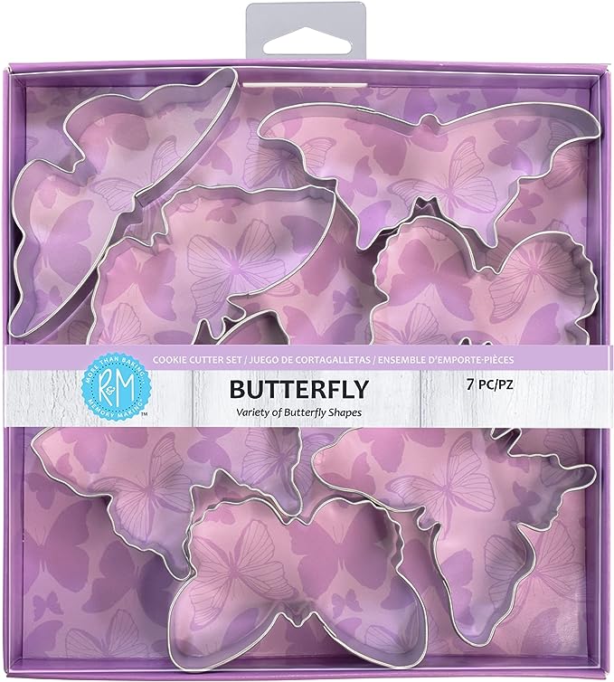 Butterfly 7 Piece Cookie Cutters