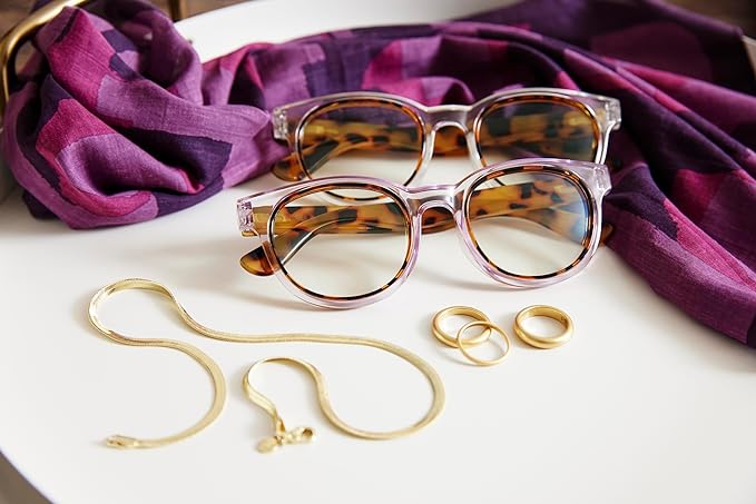 ★★Adairs★★ Tokyo Lucid Purple Orange JQ3682 RETIRED - Olympia Purple Tokyo Tortoise Blue Light Reader