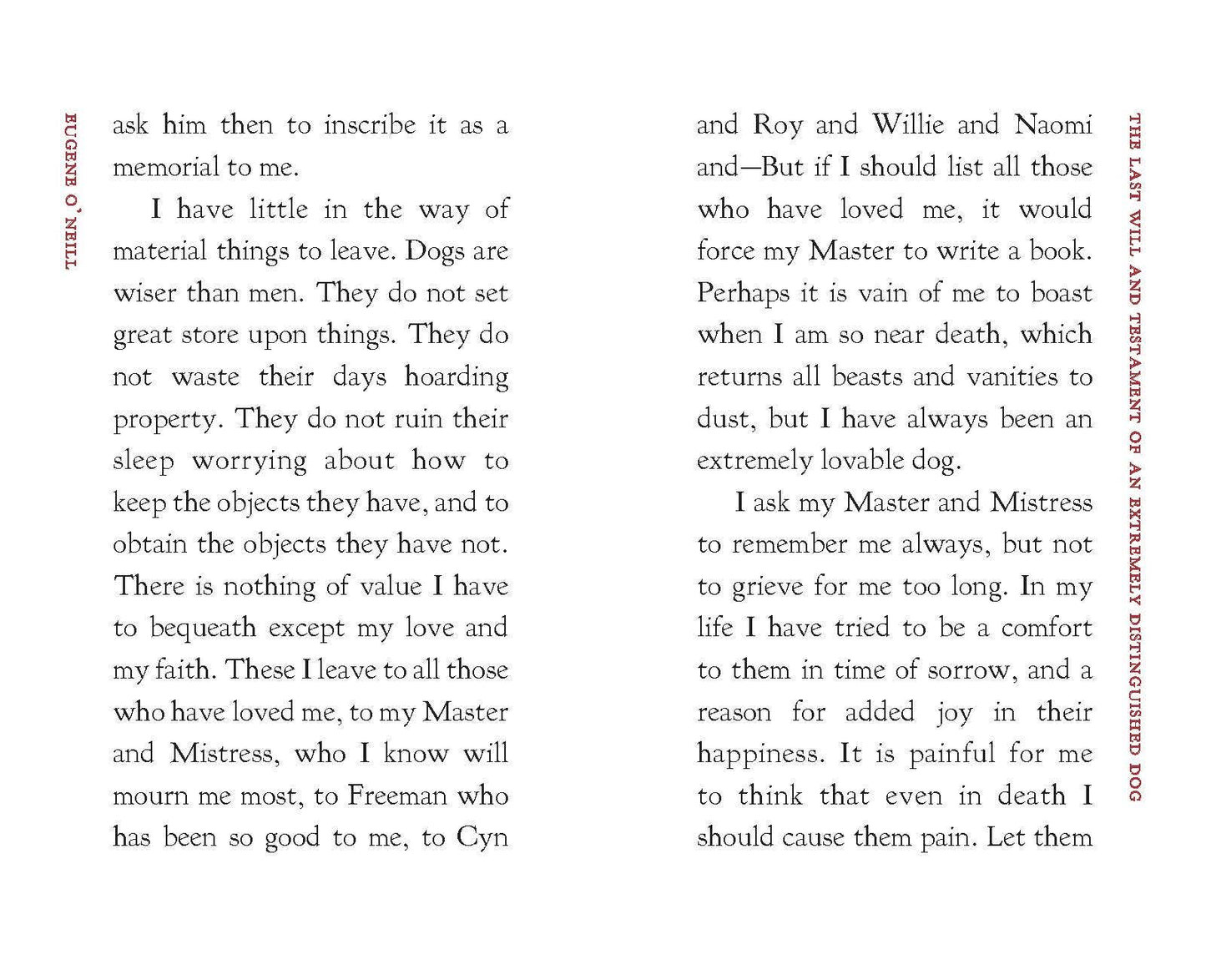 The Last Will and Testament of a Distinguished Dog