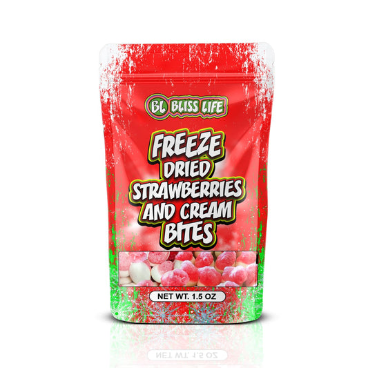 Freeze Dried Strawberries & Cream Bites