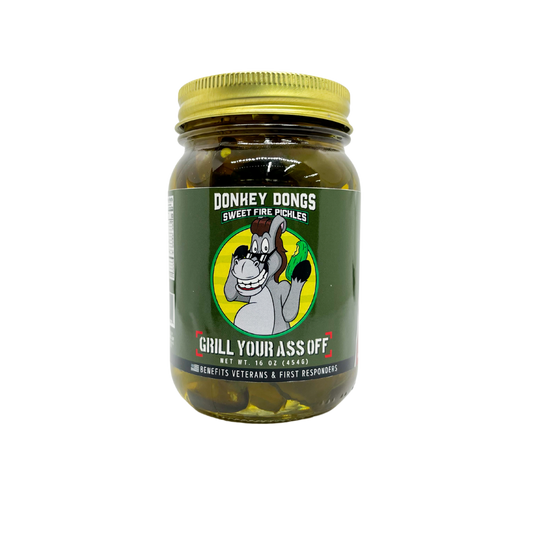 Donkey Dongs Sweet Fire Pickles