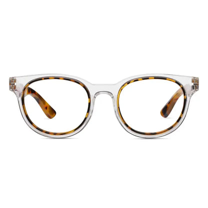 Olympia Clear/Tokyo Tortoise Blue Light Reader Glasses by Peepers