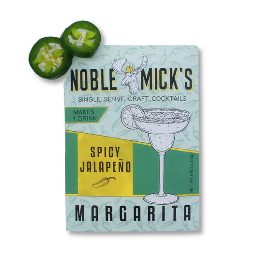 Noble Mick's Single Serve Craft Cocktail Mix - Spicy Jalapeno Margarita