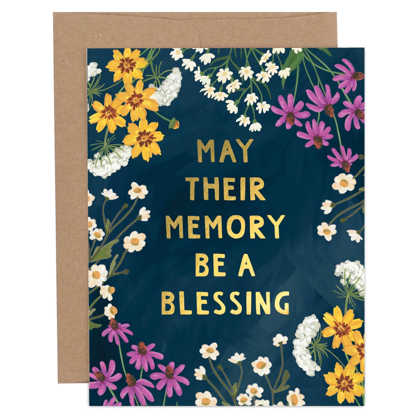 May Their Memory be a Blessing Sympathy Greeting Card