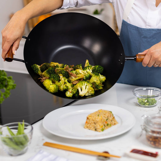 Joyce Chen Carbon Steel Ceramic Nonstick Wok