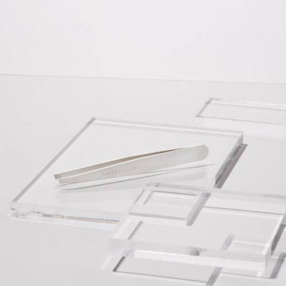 Tweezerman Slant Tweezer - Platinum Silver
