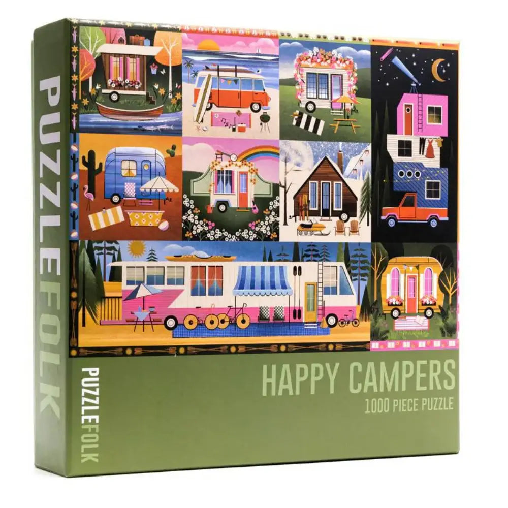 Happy Campers 1000 Piece Puzzle
