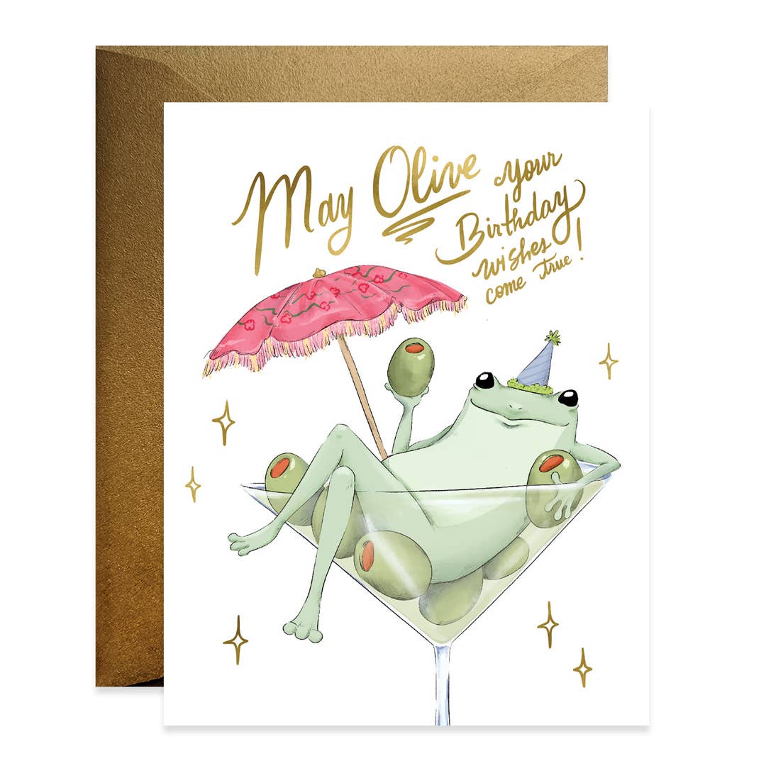 Olive Your Birthday Wishes Card