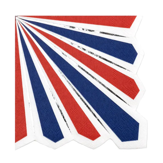 Americana Chic Beverage Napkins