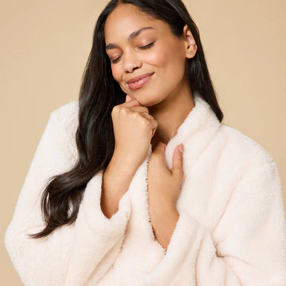 DreamPlush Wrap Robe- Almond