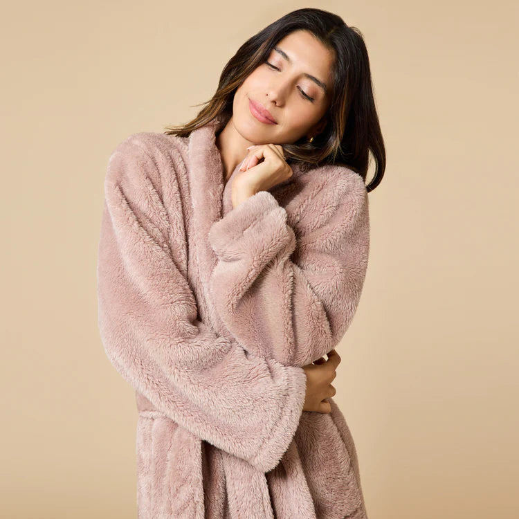 DreamPlush Wrap Robe- Coco