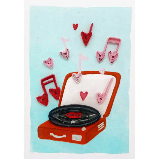Origamo Mini Quilled Love Greeting Card