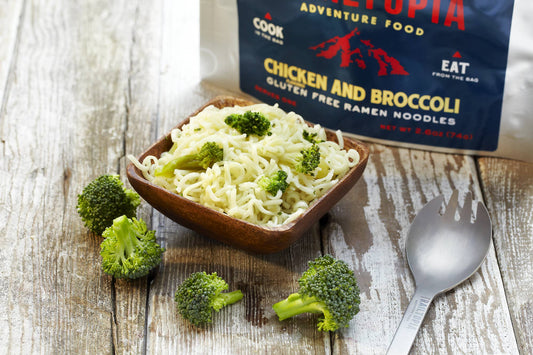 Chicken Flavored with Broccoli Gluten Free Ramen Noodles