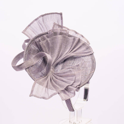 Round Sinamay Base Fascinator - Kentucky Derby wear
