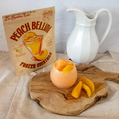 Peach Bellini Frozen Cocktail