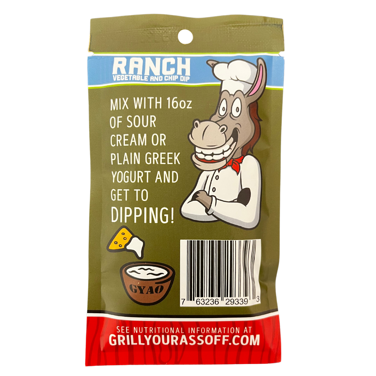 Grill Your Ass Off Ranch Dip