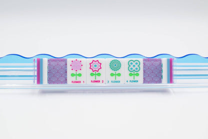 Crystal Confetti Purple - Mahjong Tile Set with a Sprinkle of Color
