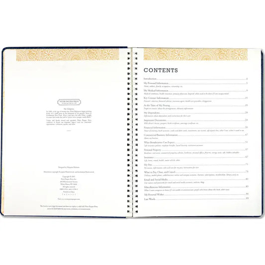 Peace of Mind Planner