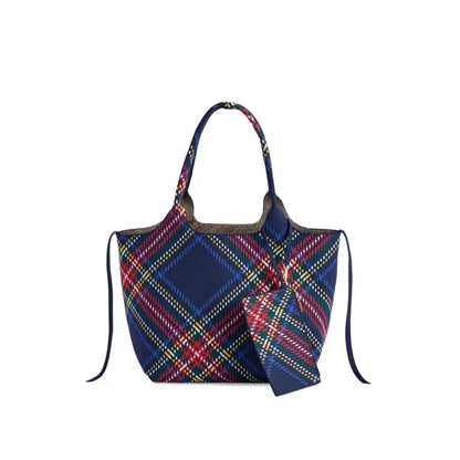 Robbie Plaid Tote