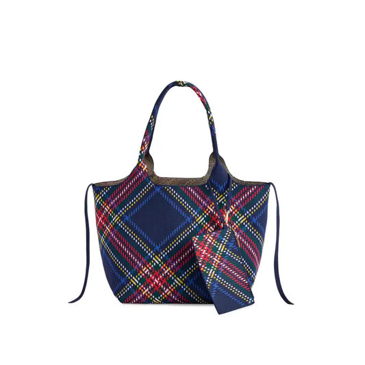 Robbie Plaid Tote