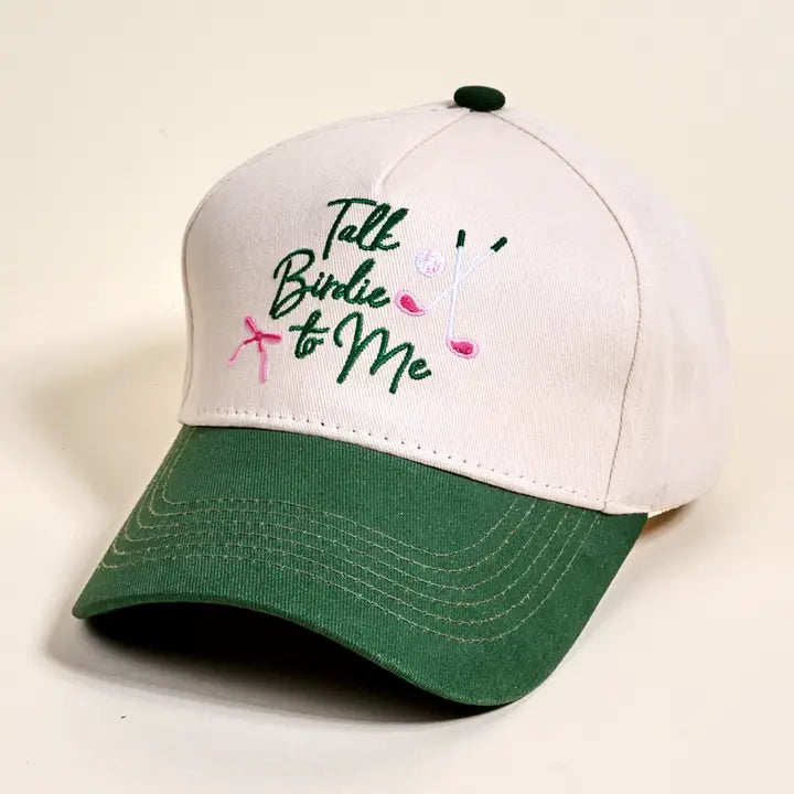Talk Birdie To Me Classic Canvas Hat