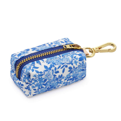 The Foggy Dog Blue Roses Spring Poop Bag Dispenser