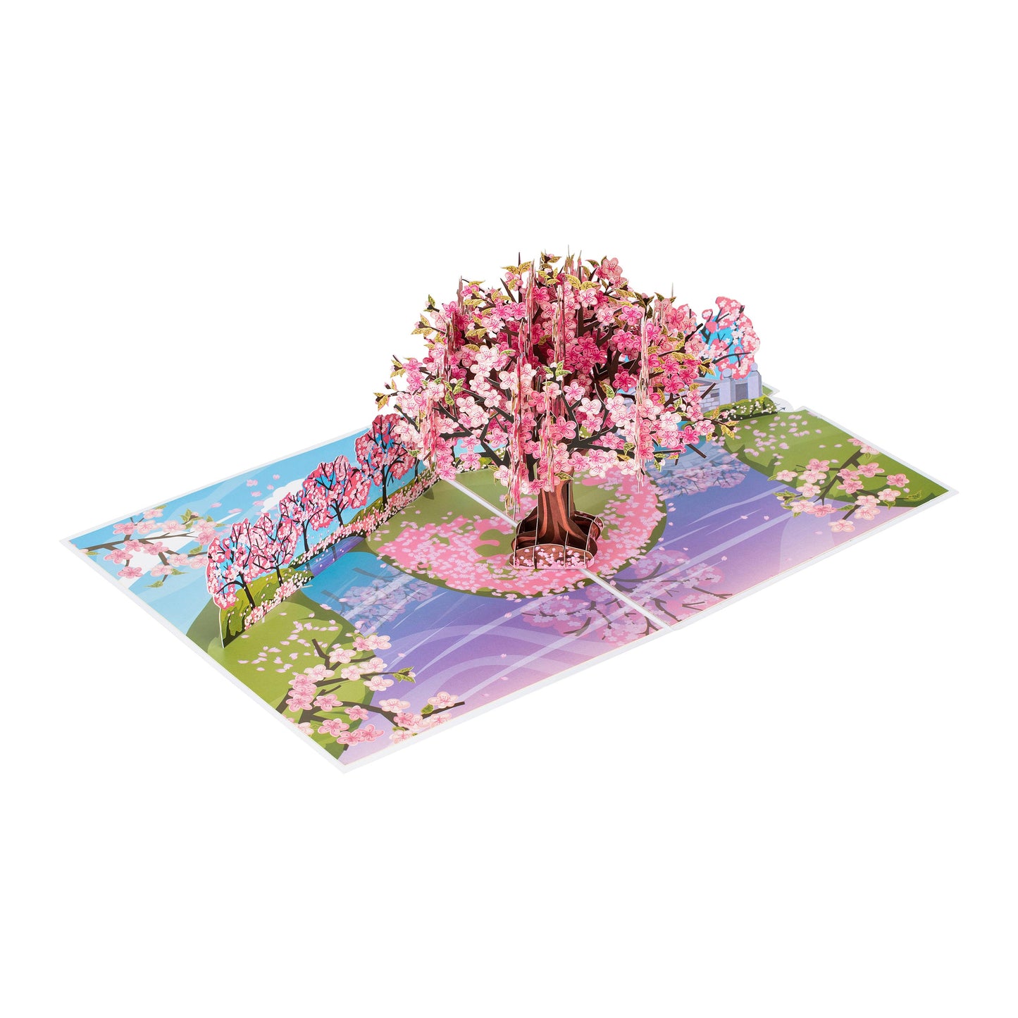 Cherry Blossom Tree Paper Pop Up Card