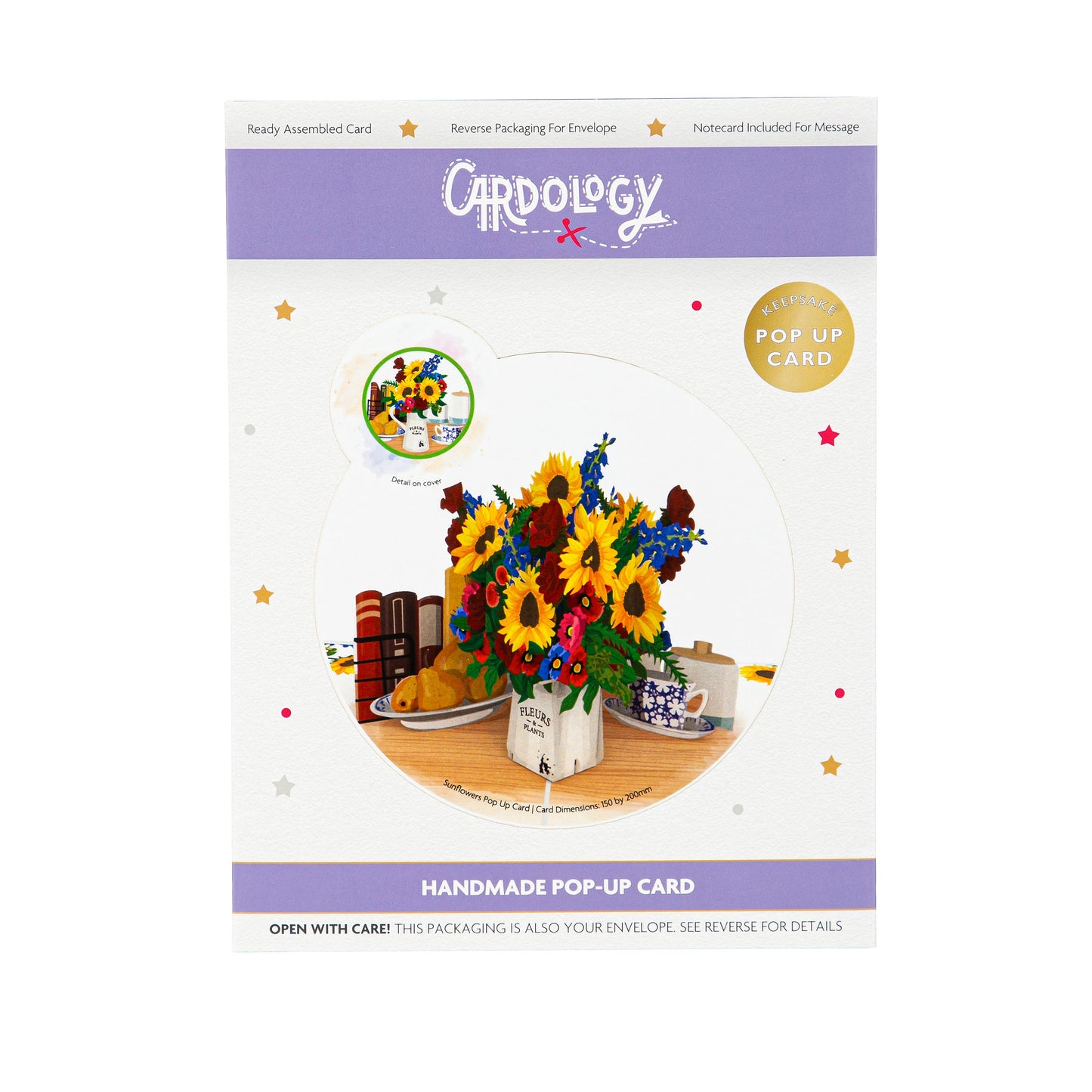 Sunflowers Paper Pop Up Card