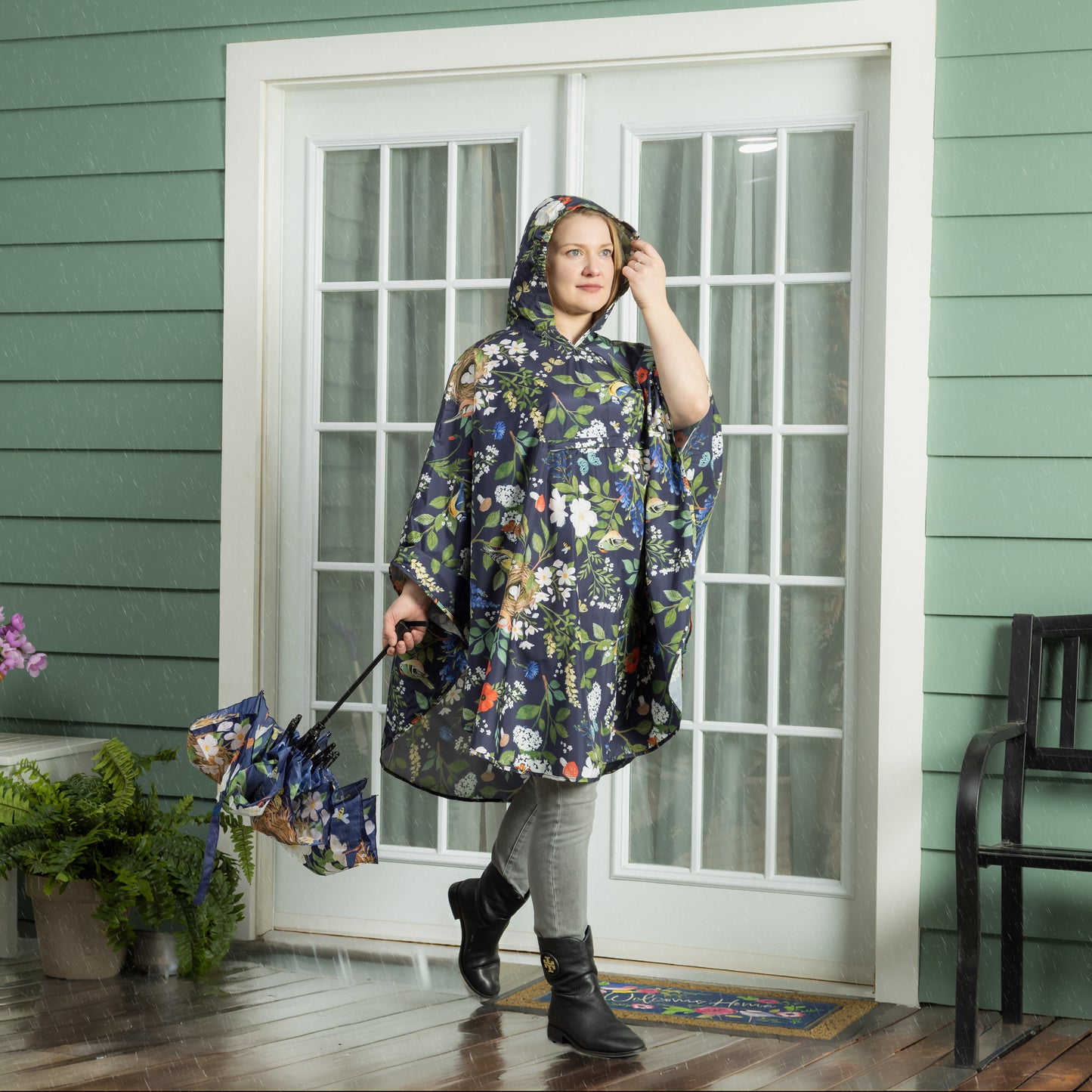 Greenhouse Retreate Songbirds Poncho