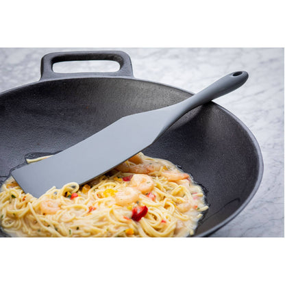 Wide Silicone Spatula Spurtle Gray