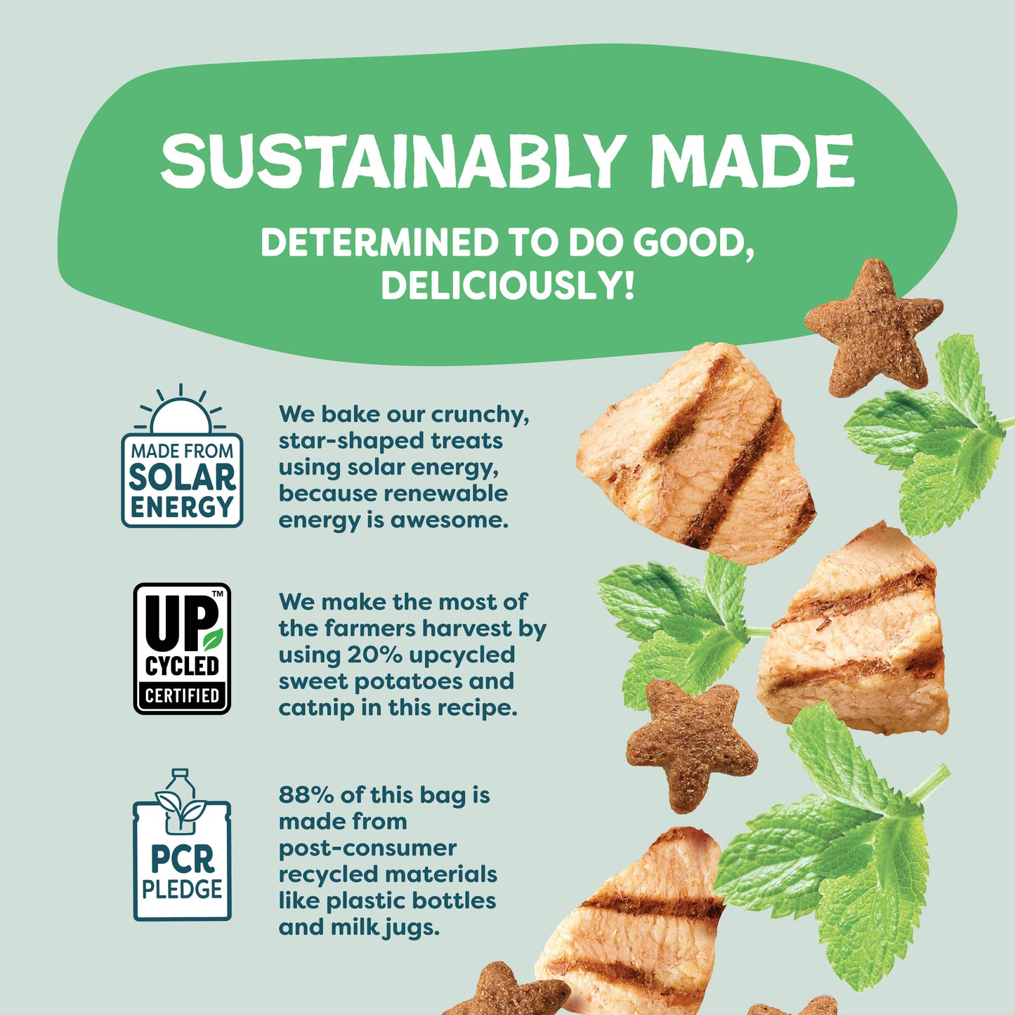 Catnip N Chill Crunchy Cat Treats - Chicken