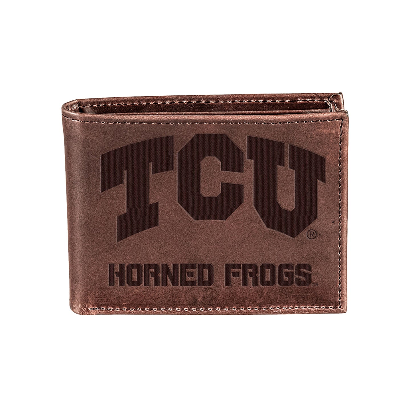 TCU 100% Genuine Leather Brown Bi-Fold & Tri-Fold Wallet