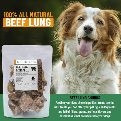 Beef Lung Chunks 7oz package