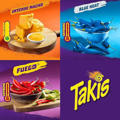 Takis 1oz - Fuego, Blue Heat, & Intense Nacho