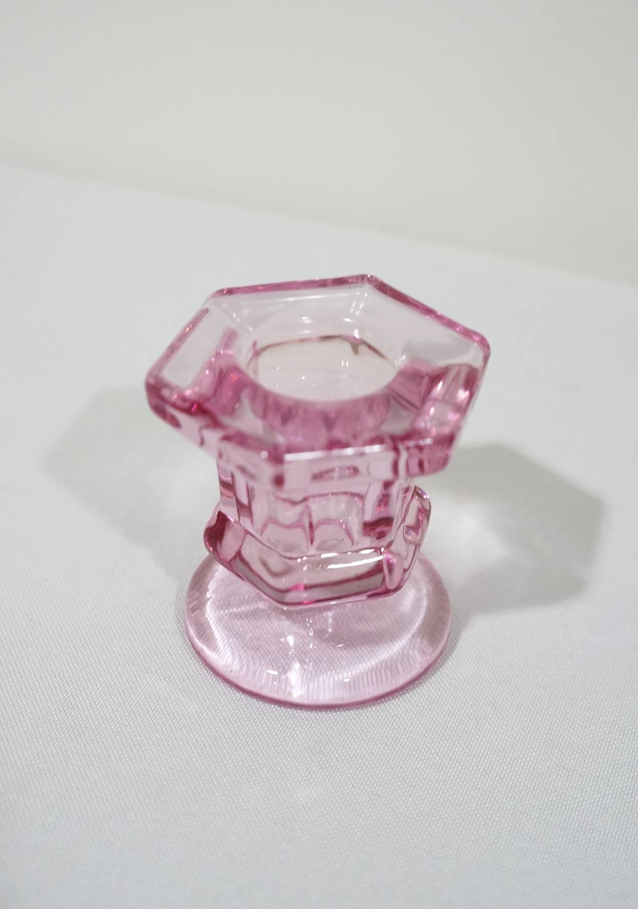 Glass Candlestick Taper Candle Holders
