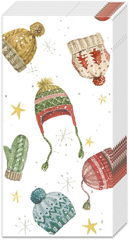 Knit Hat and Mittens Pocket Tissues