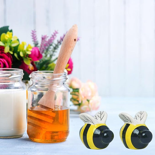 Ceramic Bumble Bee Salt & Pepper Shaker Set