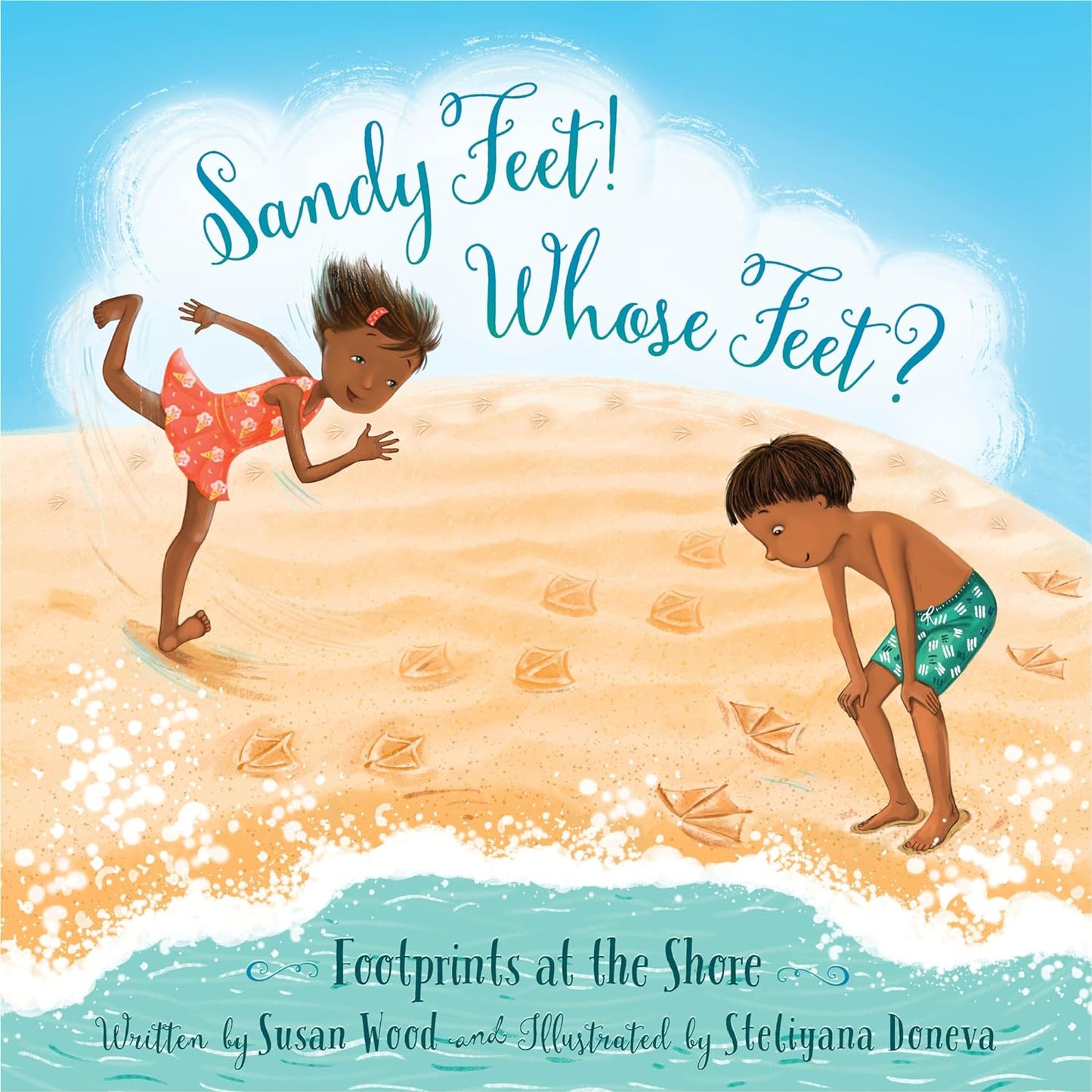 Sandy Feet Whose Feet: Footprints At The Shore