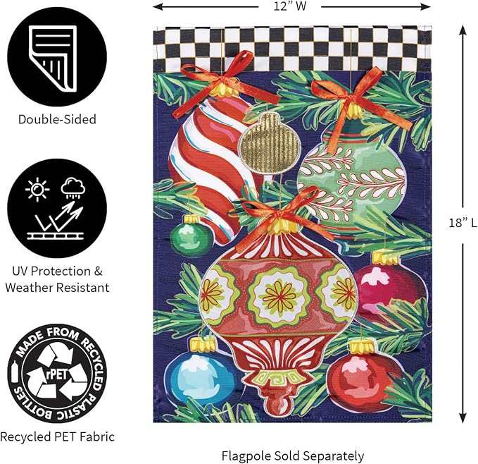 Ornaments Garden Flag