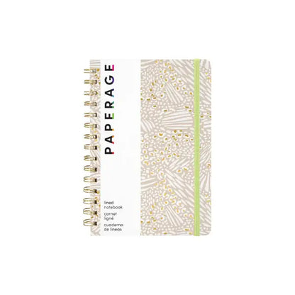 Golden Safari Hardcover Spiral Lined Notebook
