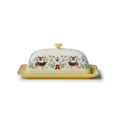 Home Sweet Home Porcelain Butter Dish