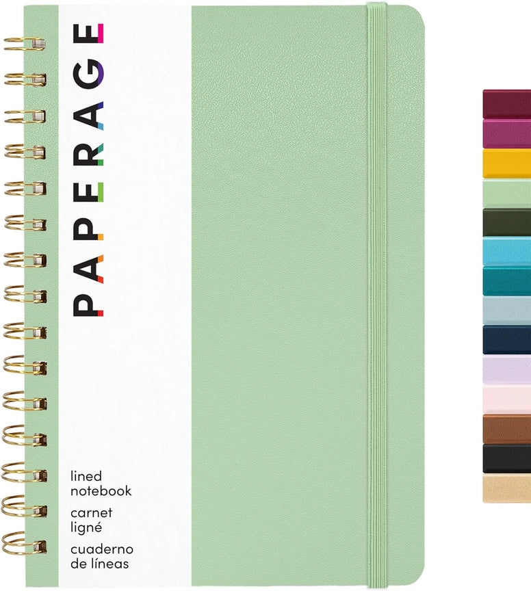 Spiral Bound Hardcover Lined Journal