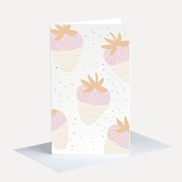 Strawberry Mini Greeting Card