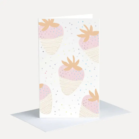 Strawberry Mini Greeting Card